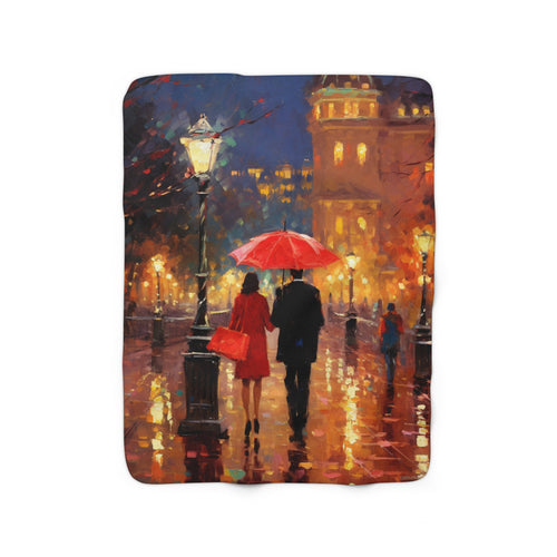 Plaza Walk - Sherpa Fleece Blanket