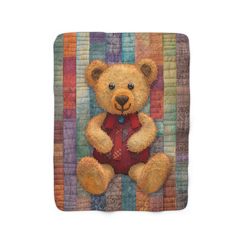 Tessy Bear Quilt1 - Sherpa Fleece Blanket