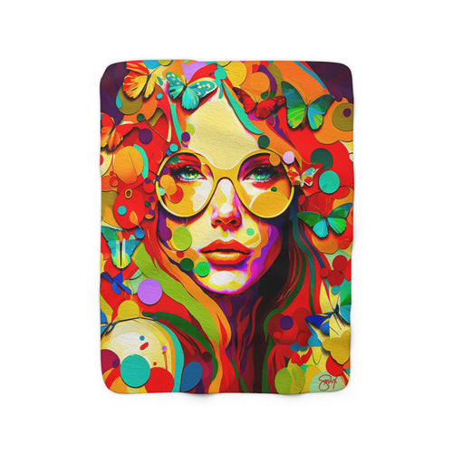 Sunner Of Love - Sherpa Fleece Blanket