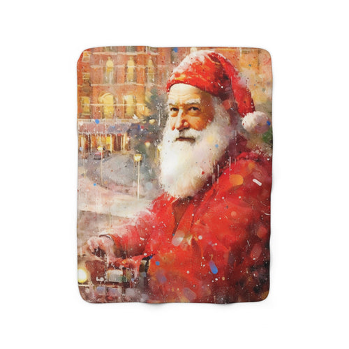 Plaza Santa 2 - Sherpa Fleece Blanket