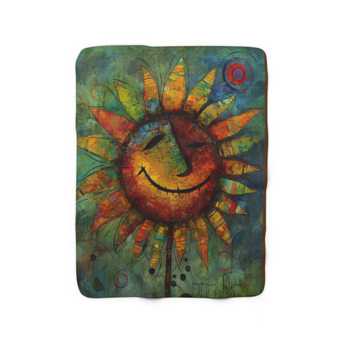 Happy Daze  - Sherpa Fleece Blanket