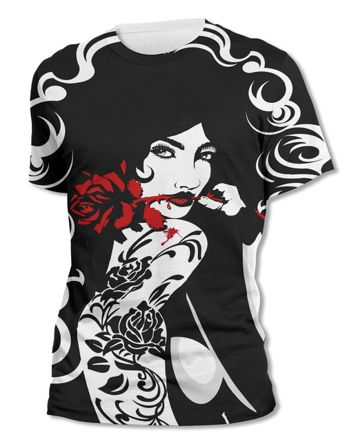 Blood Rose - Black - Unisex Tee