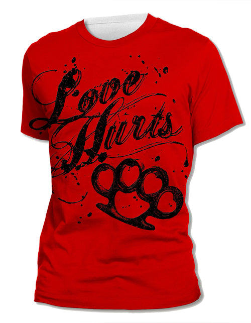 Love Hurts - Red - Unisex Tee