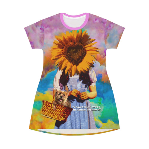 Dorothy B Trippin' - All Over Print T-Shirt Dress