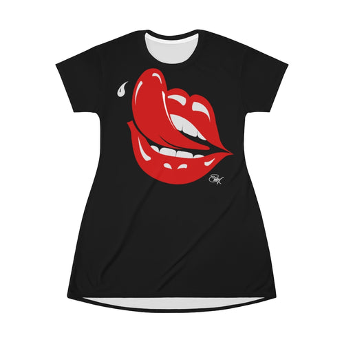 Big Lick - All Over Print T-Shirt Dress