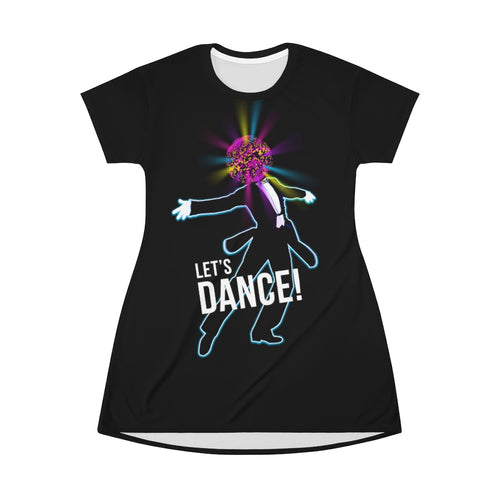 Let's Dance - All Over Print T-Shirt Dress