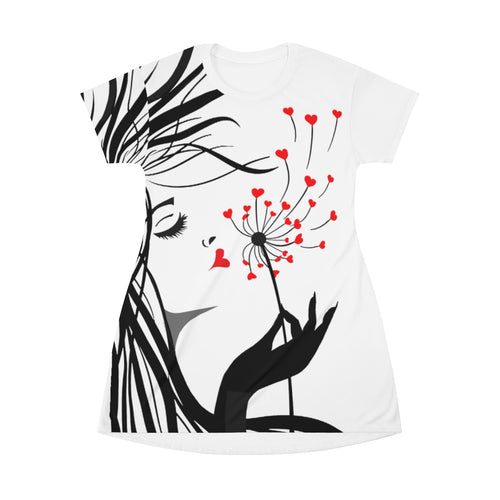Love Is In The Air - All Over Print T-Shirt Dress