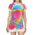 WIld Rose - Pastels - All Over Print T-Shirt Dress
