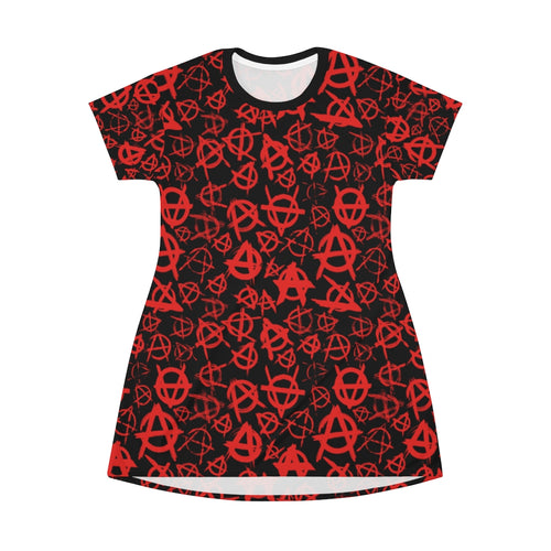 Anarchy - All Over Print T-Shirt Dress