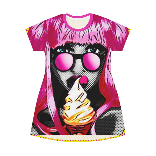 iScream - All Over Print T-Shirt Dress