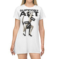 Support Art - All Over Print T-Shirt Dress