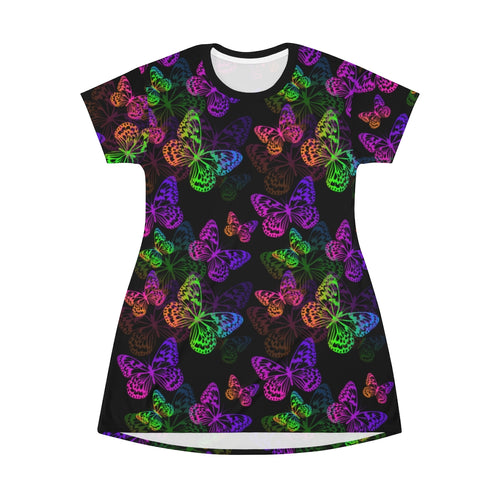 Shine Bright - All Over Print T-Shirt Dress