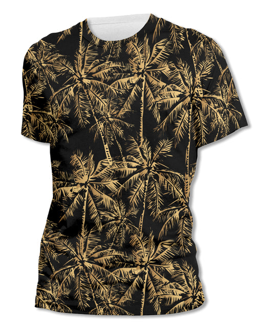 Golden Palms - Unisex All-Over Printed Tee