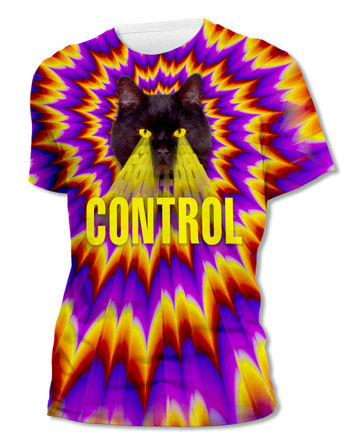 Kitty Control - Unisex All-Over Print Tee