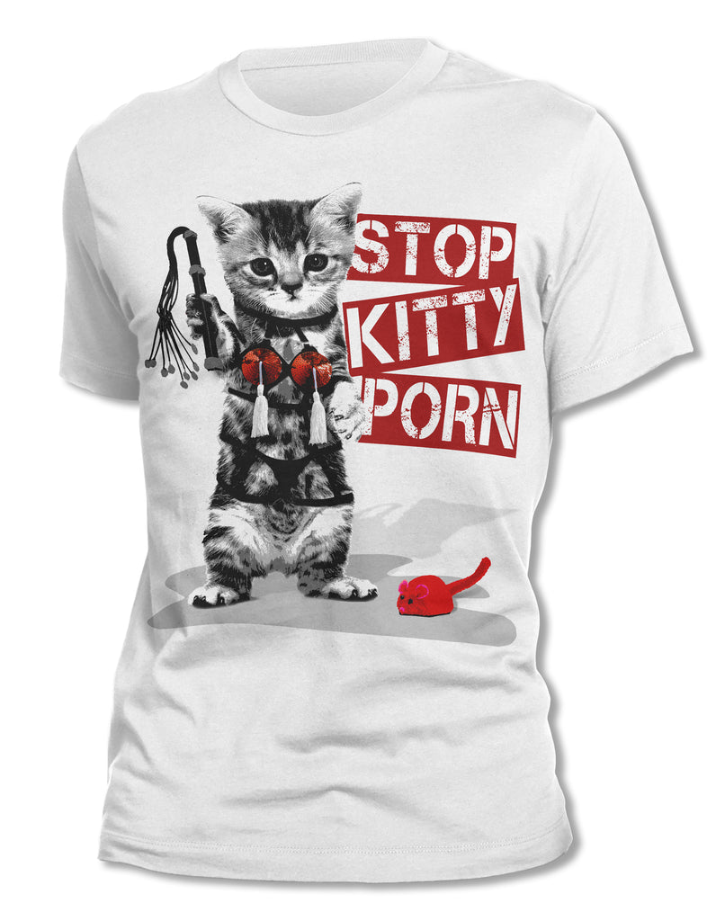 Stop Kitty Porn Unisex Tee BoomUSAOnline 