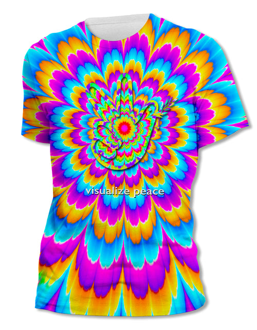 Visualize Peace - Unisex All-Over Print Graphic Tee