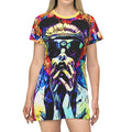 Mollywood - All Over Print T-Shirt Dress