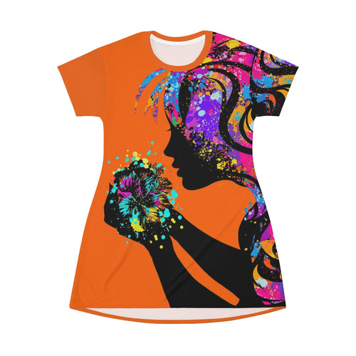 Magic Garden - All Over Print T-Shirt Dress