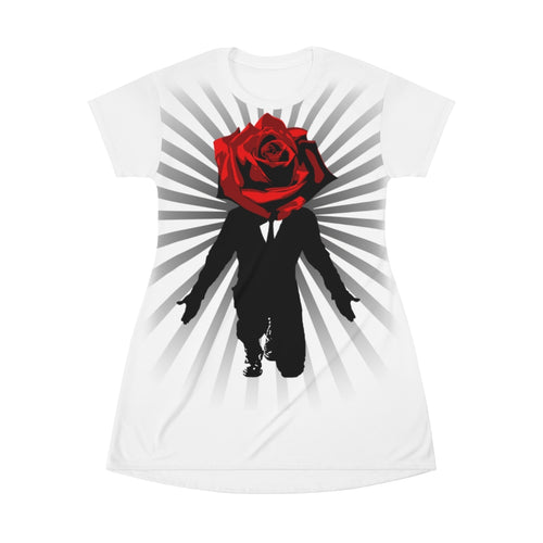 Mr. Romance - All Over Print T-Shirt Dress