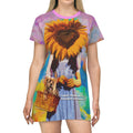 Dorothy B Trippin' - All Over Print T-Shirt Dress