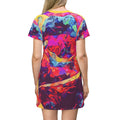 Wild Rose Colors - All Over Print T-Shirt Dress