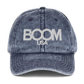 BOOM USA Classic Logo Vintage Cotton Twill Cap