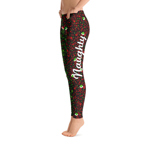 Naughty And Nice - All-Over Print Leggings