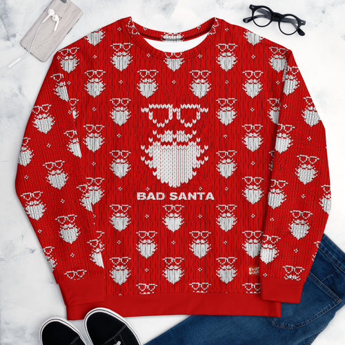Bad Santa - All-Over Print Unisex Sweatshirt
