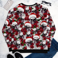 Skulls And Roses Christmas - All-Over Print Unisex Sweatshirt