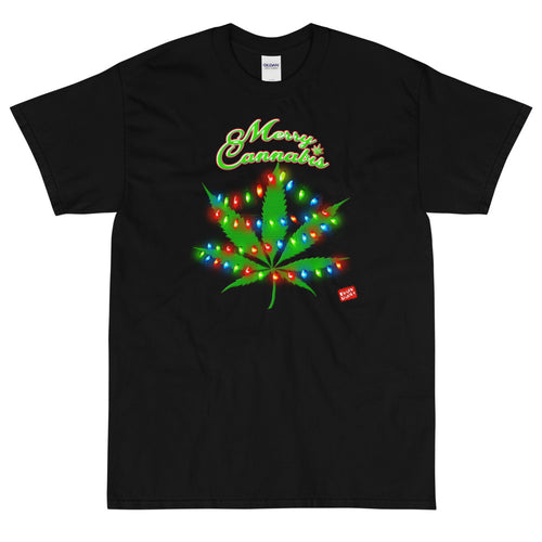 Merry Cannabis Tree - Unisex Classic Short Sleeve T-Shirt