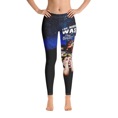 Santa Was A Cat - All-Over Print Leggings