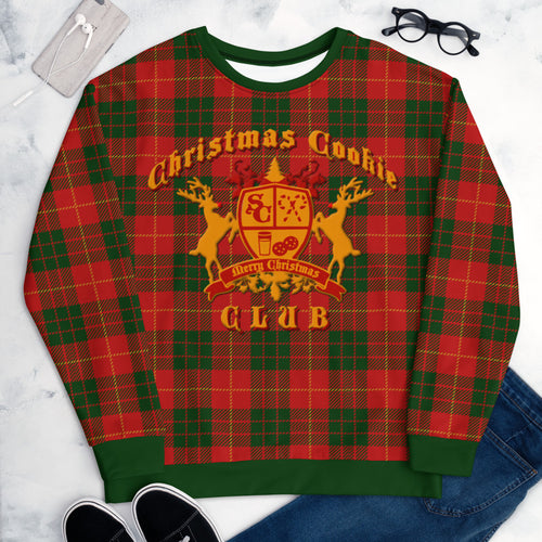 Christmas Cookie CLub - All-Overe Print Unisex Sweatshirt