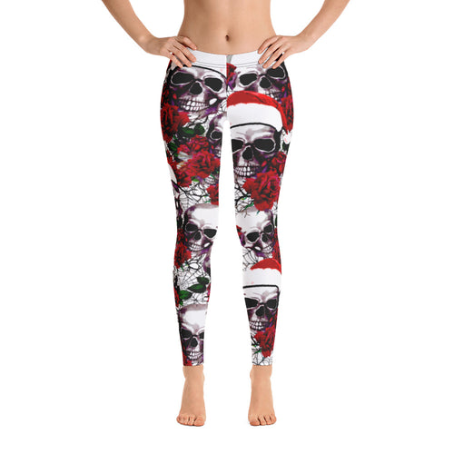 Santa Skulls - All-Over Print Leggings