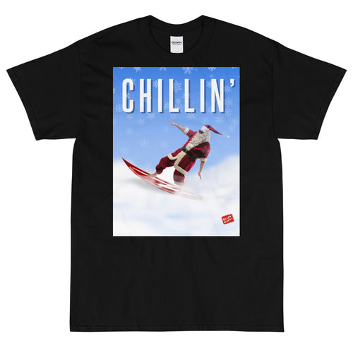 Chillin' Santa Surfer - Unisex Classic Short Sleeve T-Shirt