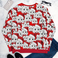 Meowy Christmas - All-Over Print Unisex Sweatshirt