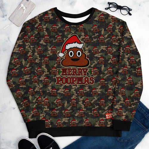 Merry Poopmas - All-Over Print Unisex Sweatshirt
