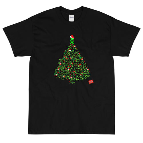 Skulls And Bones Christmas Tree - Unisex Classic Short Sleeve T-Shirt