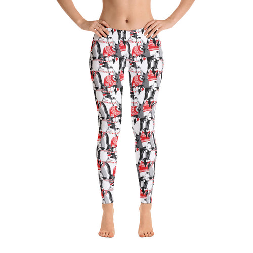 Penguin Christmas Parade - All-Over Print Leggings