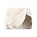 3D White Cat - Sherpa Fleece Blanket