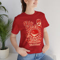 Kansas City Chiefs-Big Reds Victory Cheeseburger- Unisex Jersey Short Sleeve Tee