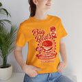 Kansas City Chiefs-Big Reds Victory Cheeseburger- Unisex Jersey Short Sleeve Tee