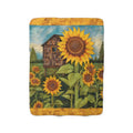 Field Of Flowers - Sherpa Fleece Blanket