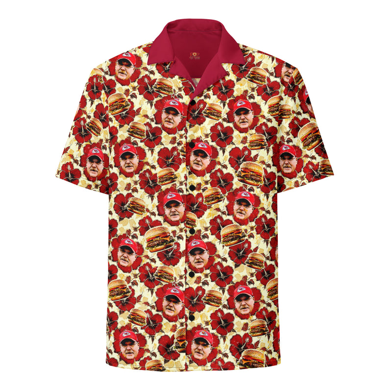 KC - Cheeseburger In Paradise - All-Over Print Unisex Button Shirt