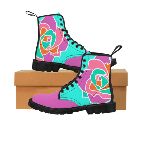 May Flowers - Women's Canvas Boots