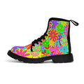 Puff Puff Panda - Women's Canvas Boots