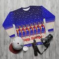 Happy Holidays - Rockette Raindeer - All-Over Print Unisex Sweatshirt