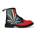 Yes We Cannabis - Red - Women's Canvas Boots