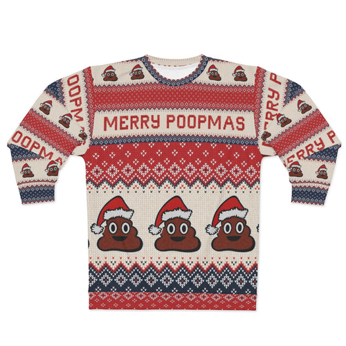 Merry Poopmas  - All-Over Print Unisex Sweatshirt