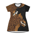 Born Wild - All Over Print T-Shirt Dress