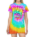 Let's Get Weird - All Over Print T-Shirt Dress